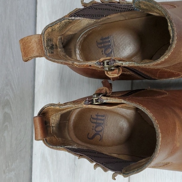 Sofft Shoes Sofft Womens Bellis Comfort Leather Ankle Boots Shoes